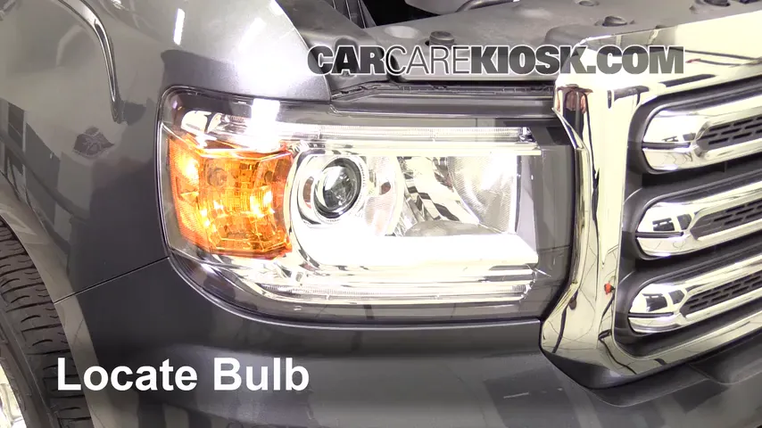 2016 GMC Canyon SLT 3.6L V6 Crew Cab Pickup Lights Daytime Running Light (replace bulb)